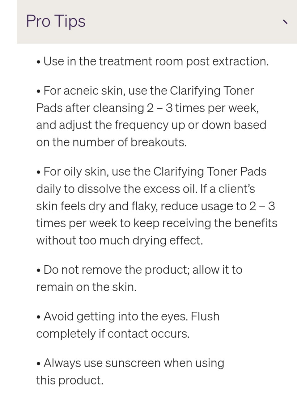 Clarifying Toning Pads