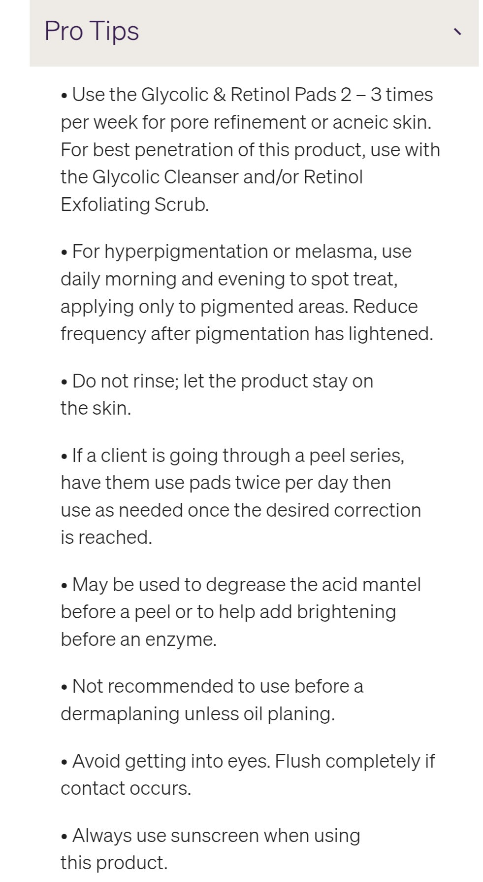 Glycolic & Retinol Exfoliating Pads