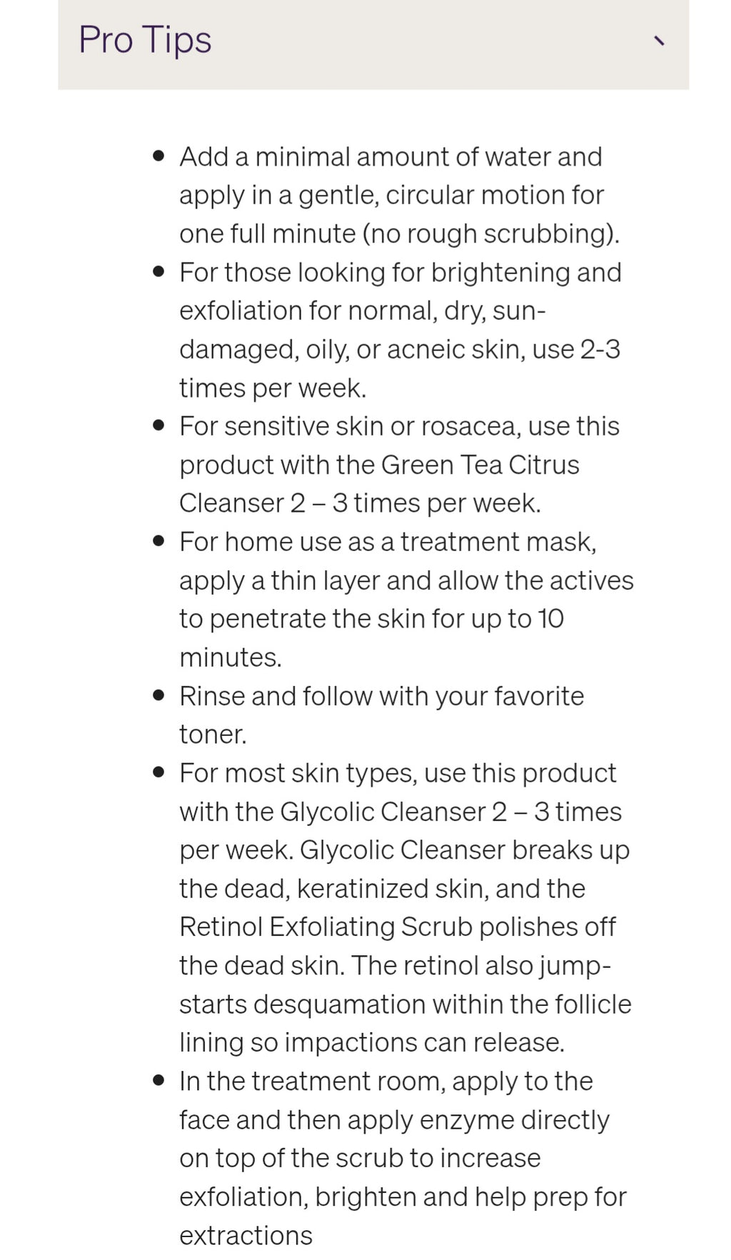 2% Retinol Exfoliating Scrub