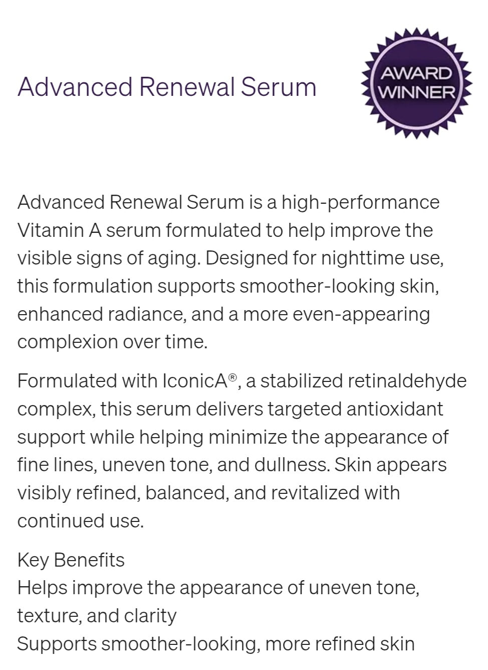Advanced Renewal Serum